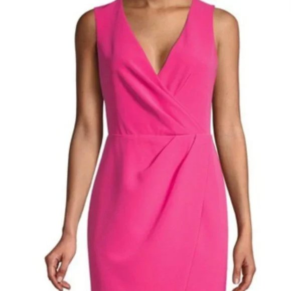 Black Halo Pink Sleeveless Dress - Picture 2 of 3